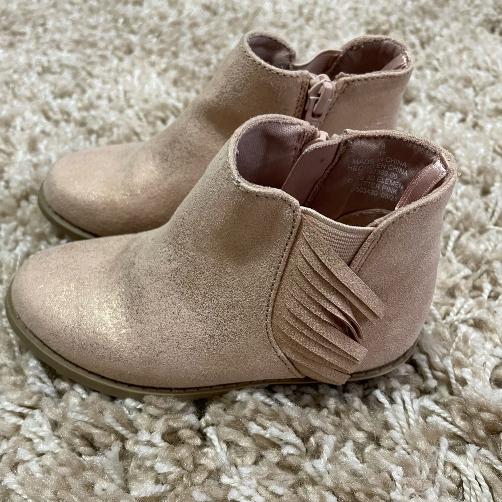 Old Navy size 8 (little) girls boots with fringe detail